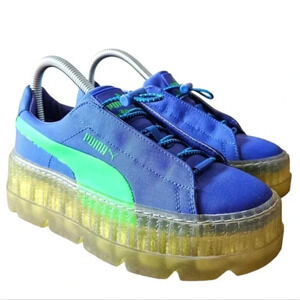 Fenty Rihanna x Puma Women's Sporty Blue Sneakers Shoes Size 6.
